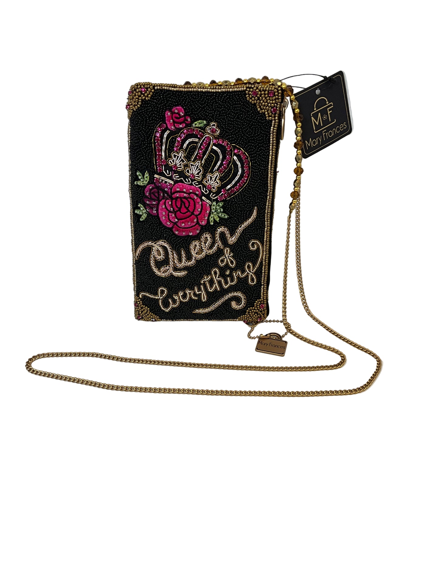 Mary Frances Queen of Everything Beaded Clutch