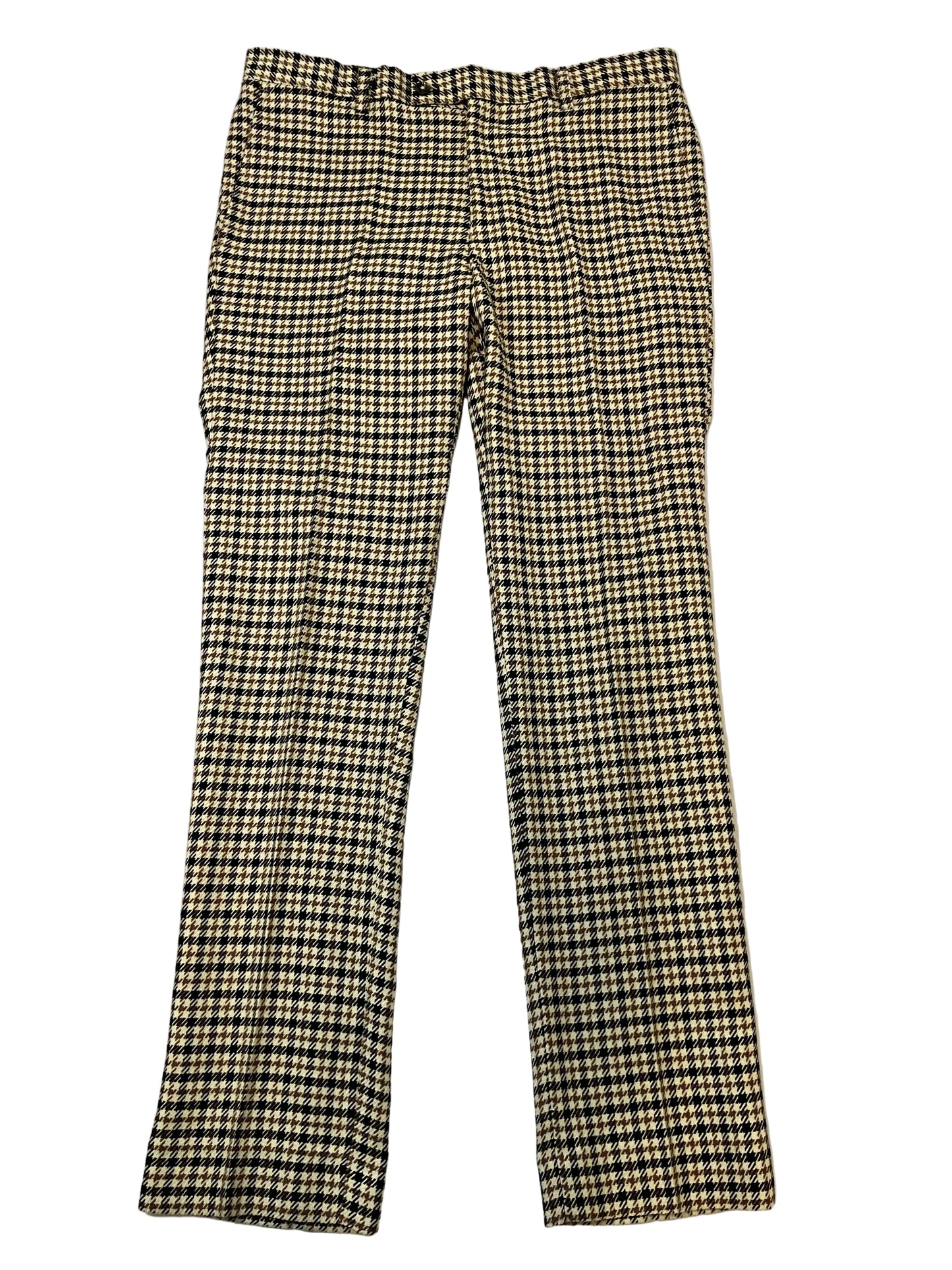 Paisley & Gray Skinny Fit 3 Pc Houndstooth Plaid Suit