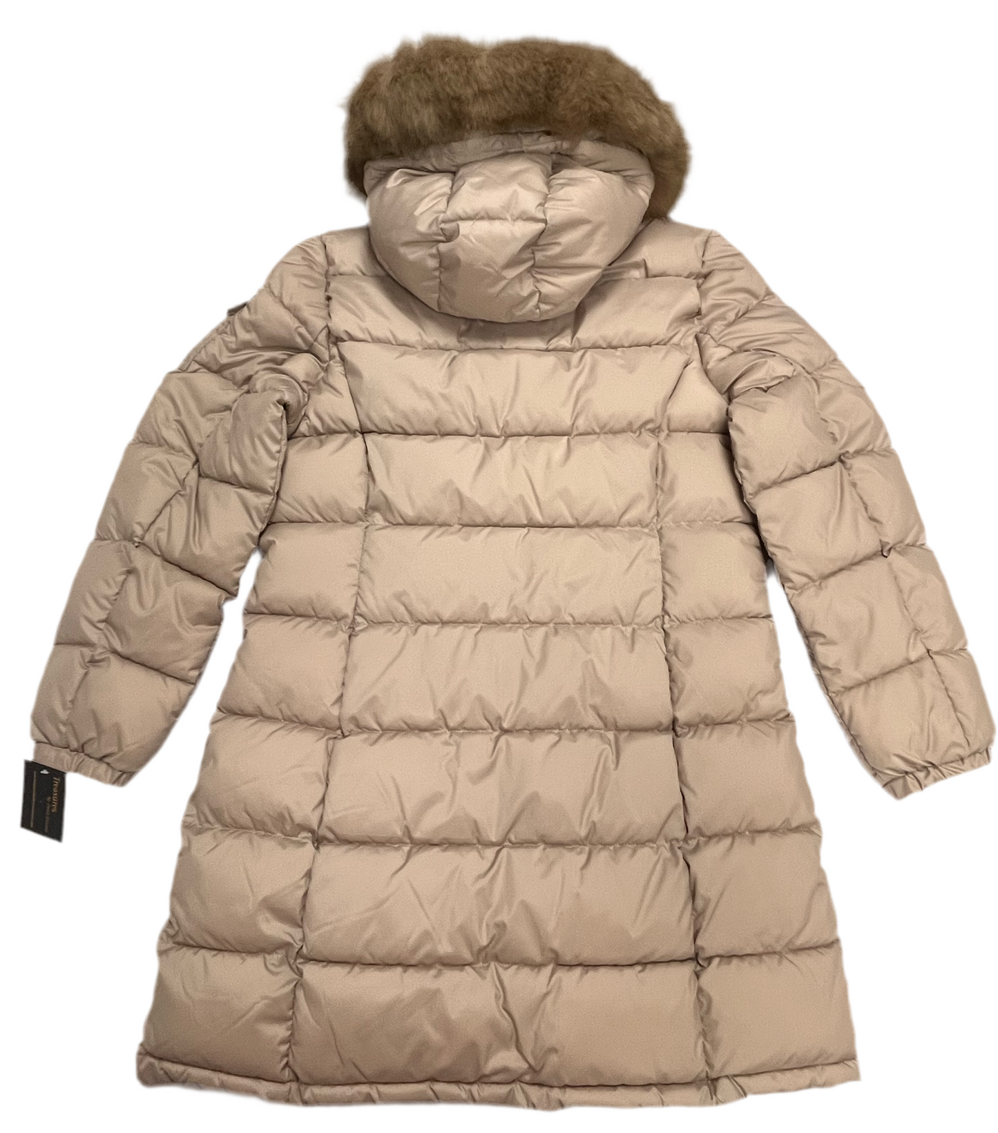 Calvin Klein Women's Long Faux Fur Trimmed Hooded Puffer Coat
