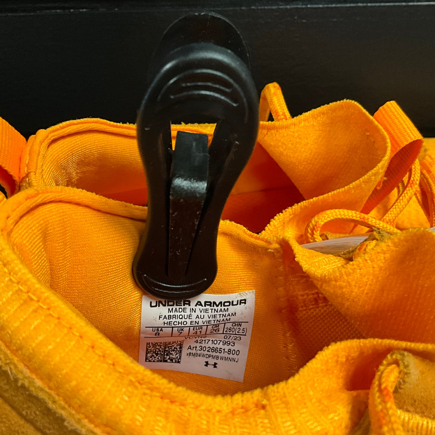 Under Armour Men's Orange HOVR Phantom 3 Orange  Sneakers Size 8