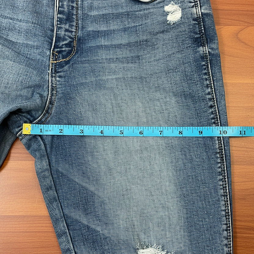 Rewash Brand Women's Distressed  Blue Jeans