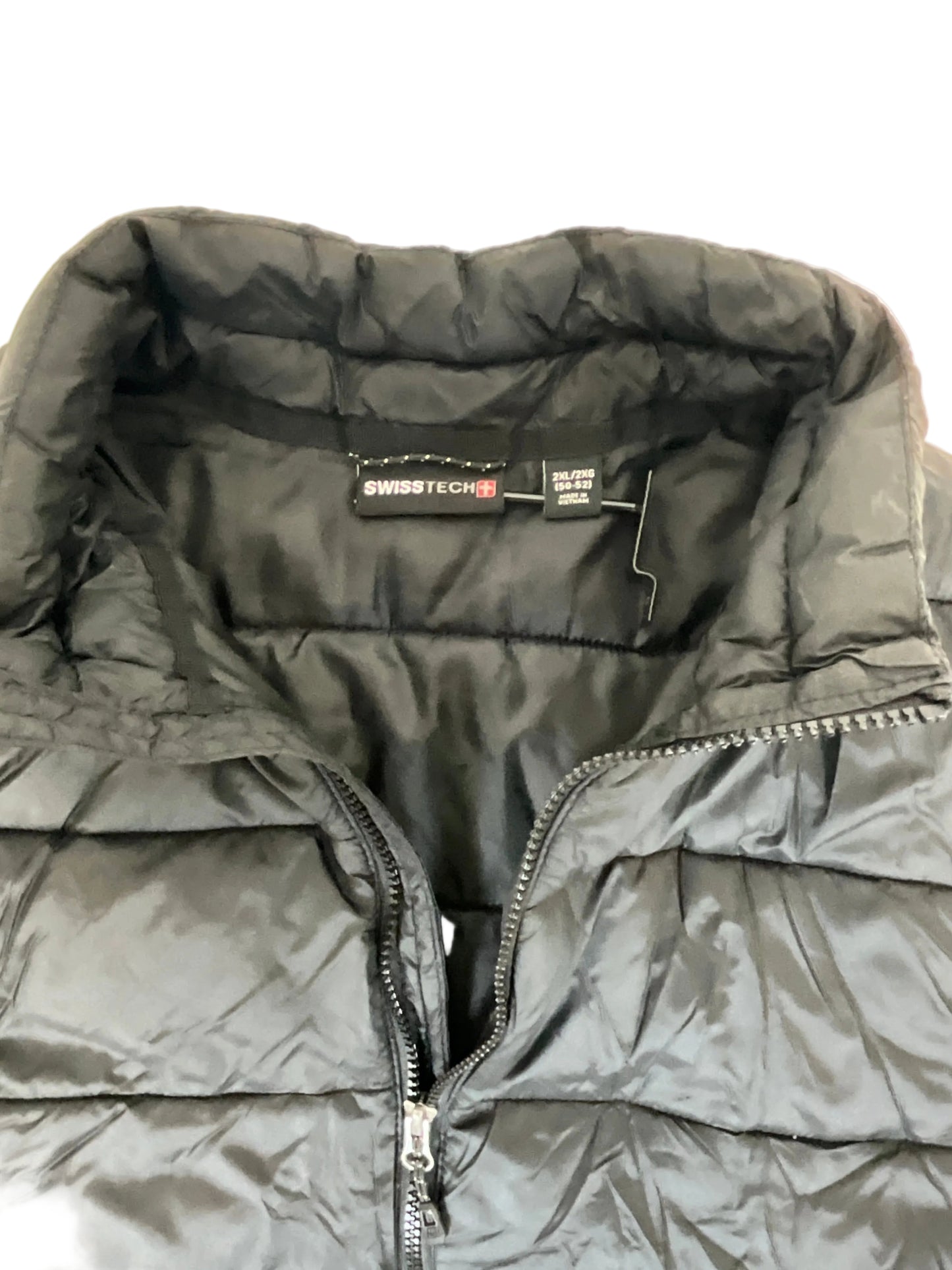 Swiss Tech Men's Black Puffer Jacket