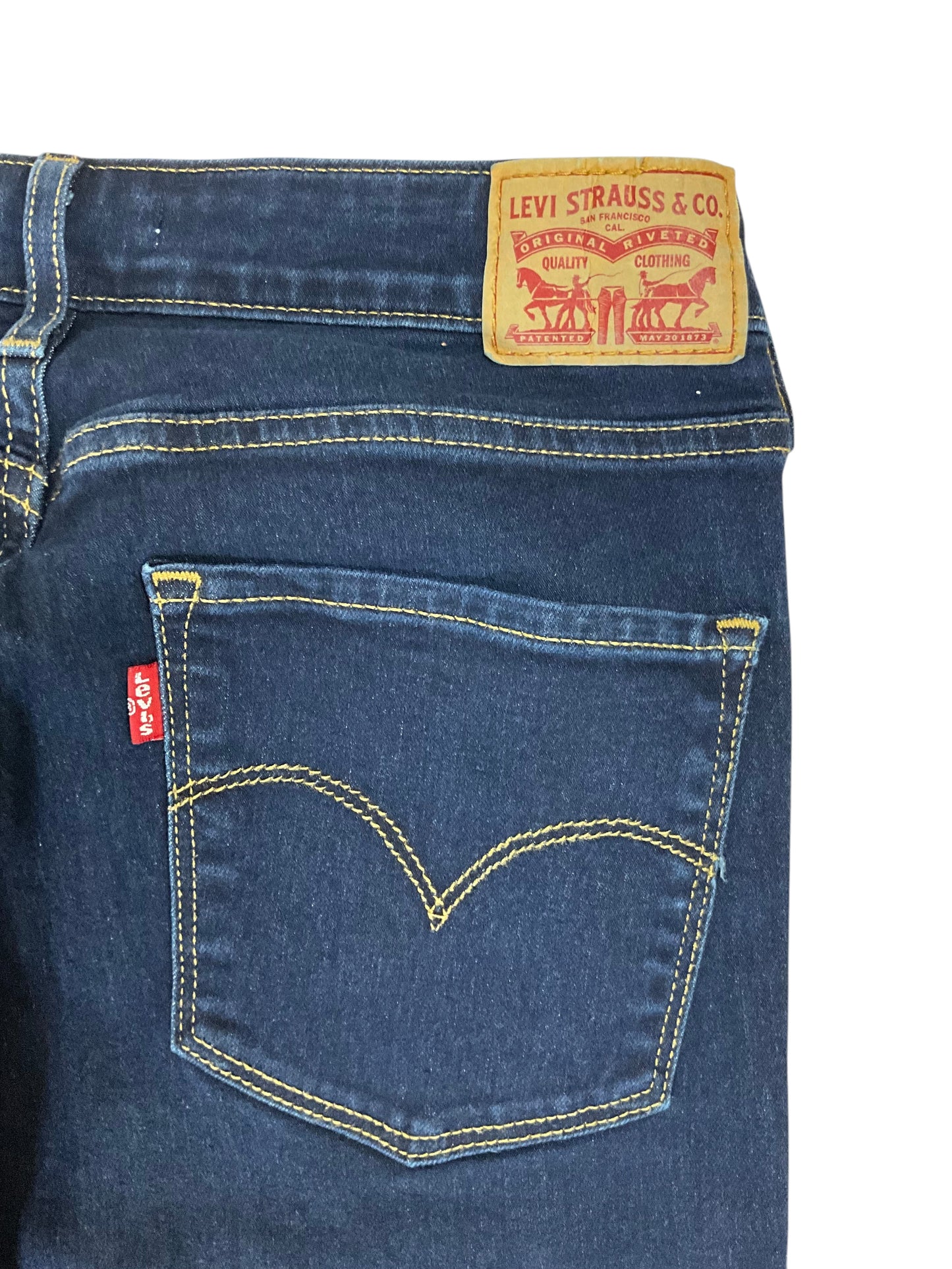 Levi’s 721 Women’s Size 29 High Rise Skinny Jeans Dark Wash Stretch Denim