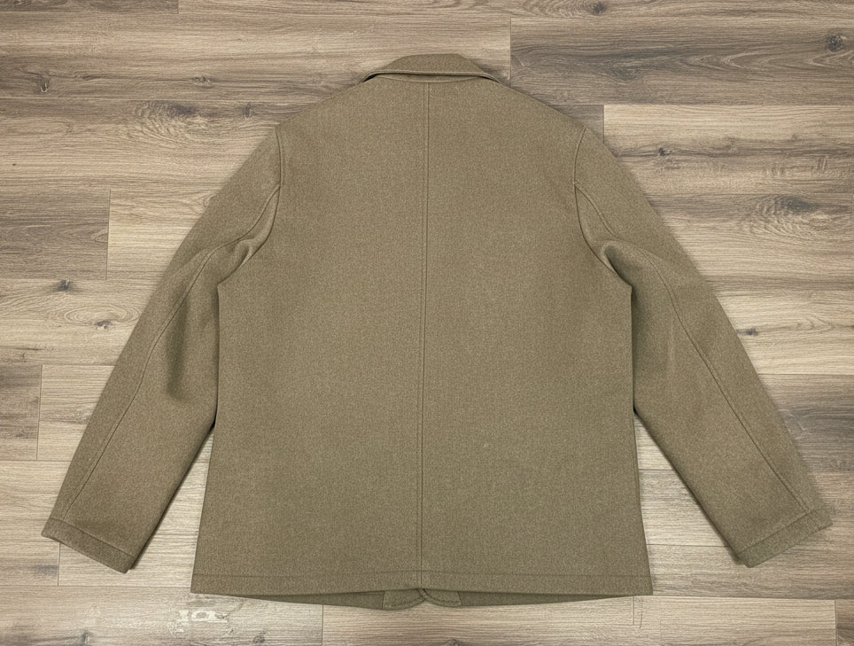 Hart Schaffner Marx Men's Oatmeal Wool Coat Size L