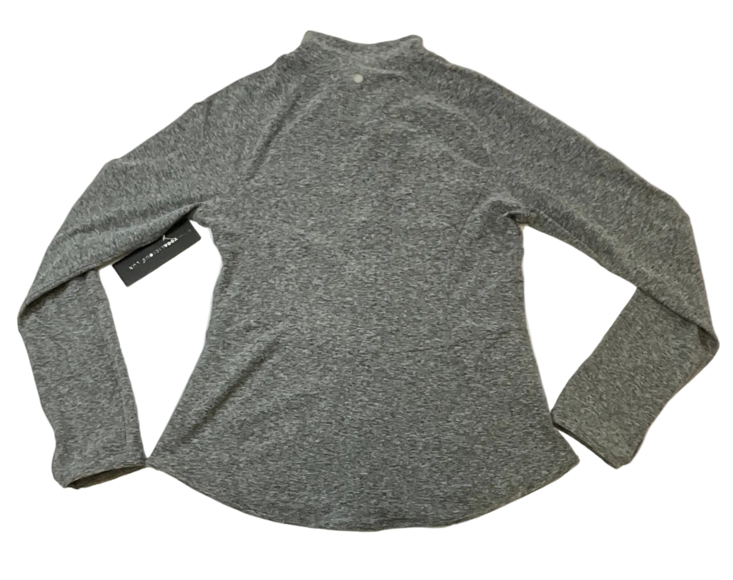 Yogalicious Women's Lux Ultra Soft Lightweight Full Zip Grey Yoga Jacket