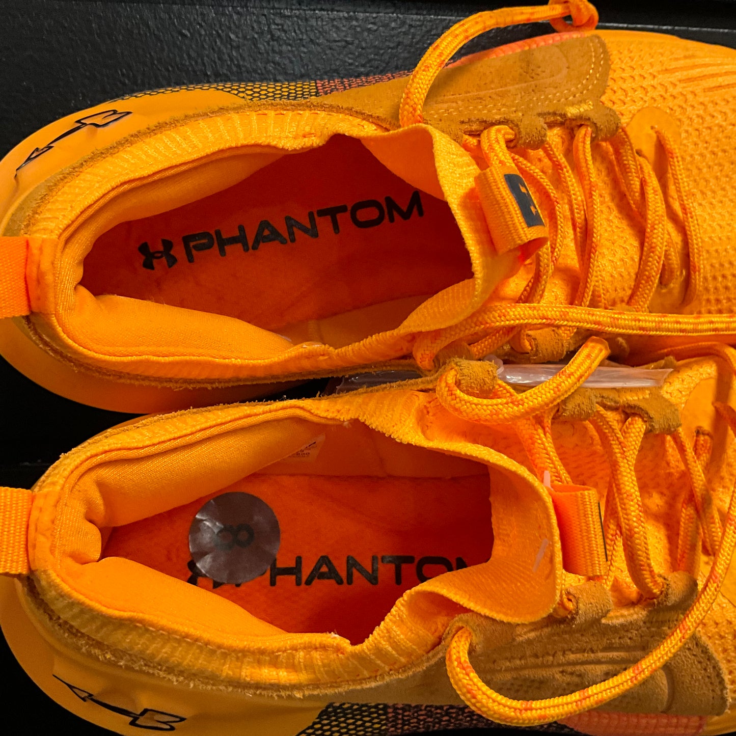 Under Armour Men's Orange HOVR Phantom 3 Orange  Sneakers Size 8