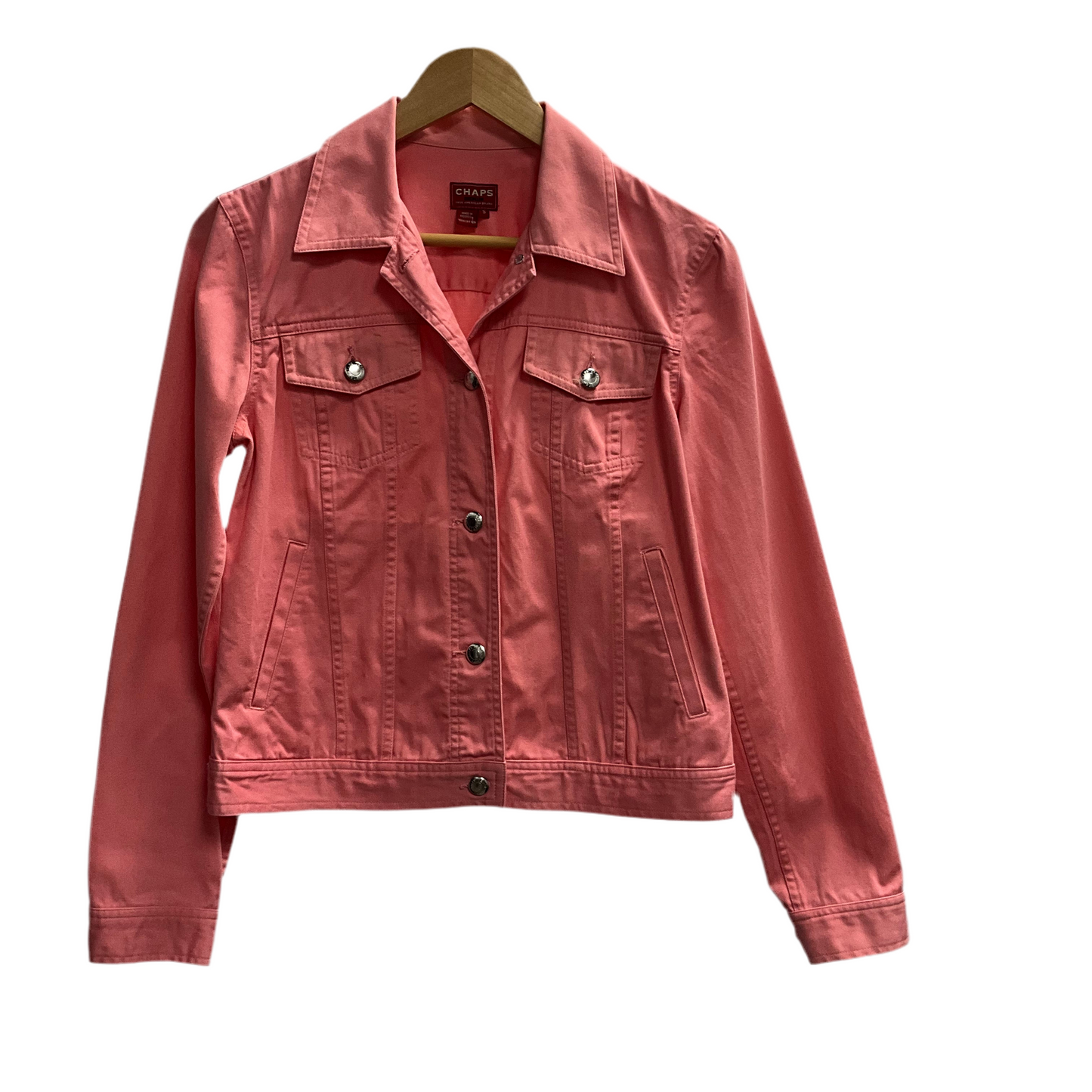 Chaps Pink Women's Denim Jacket