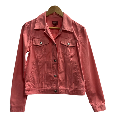 Chaps Pink Women's Denim Jacket