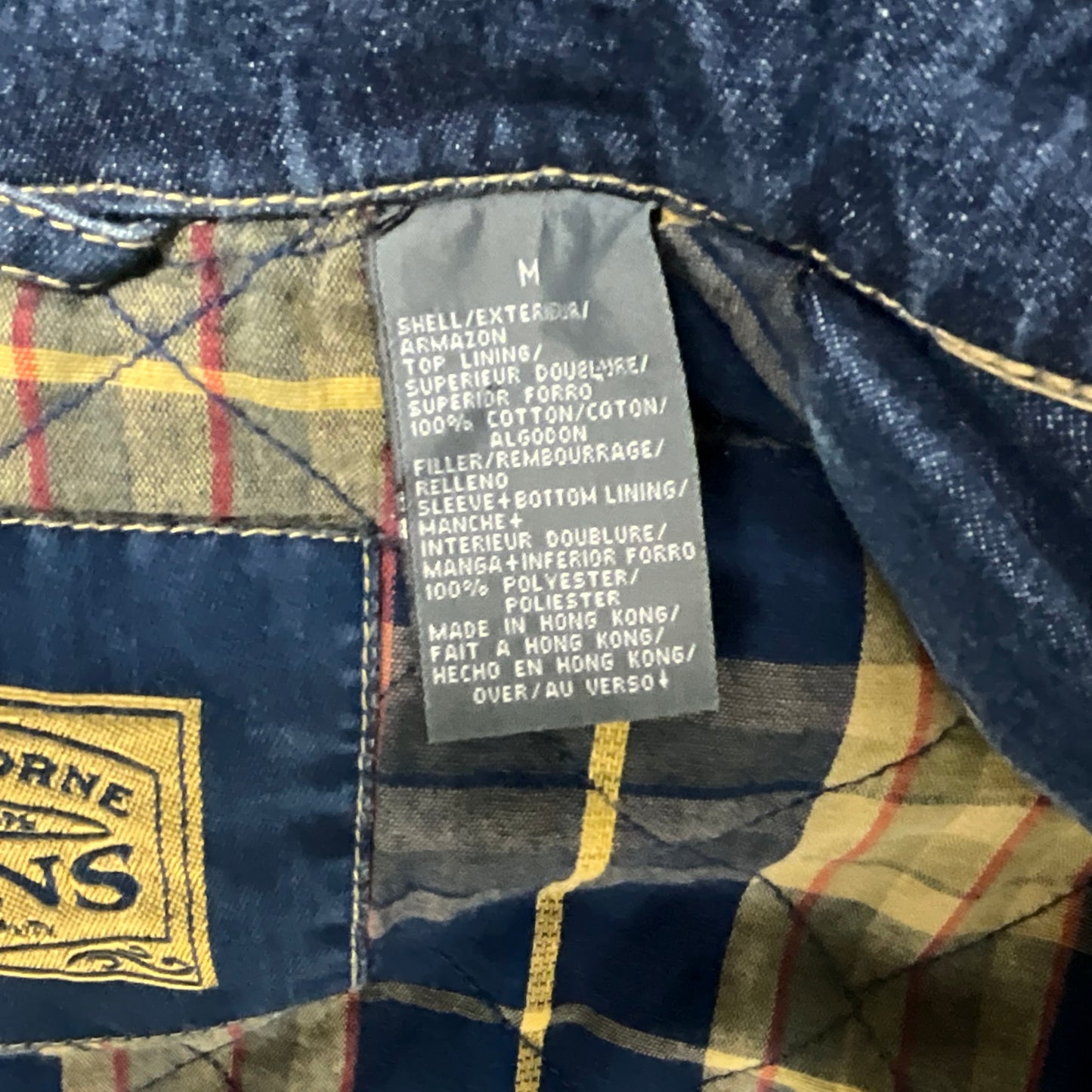 Liz Clairborne Jeans Blue Denim Duster Coat