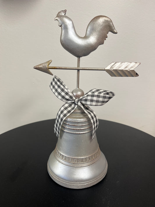 Holiday Vintage Style Tabletop Rooster Weathervane