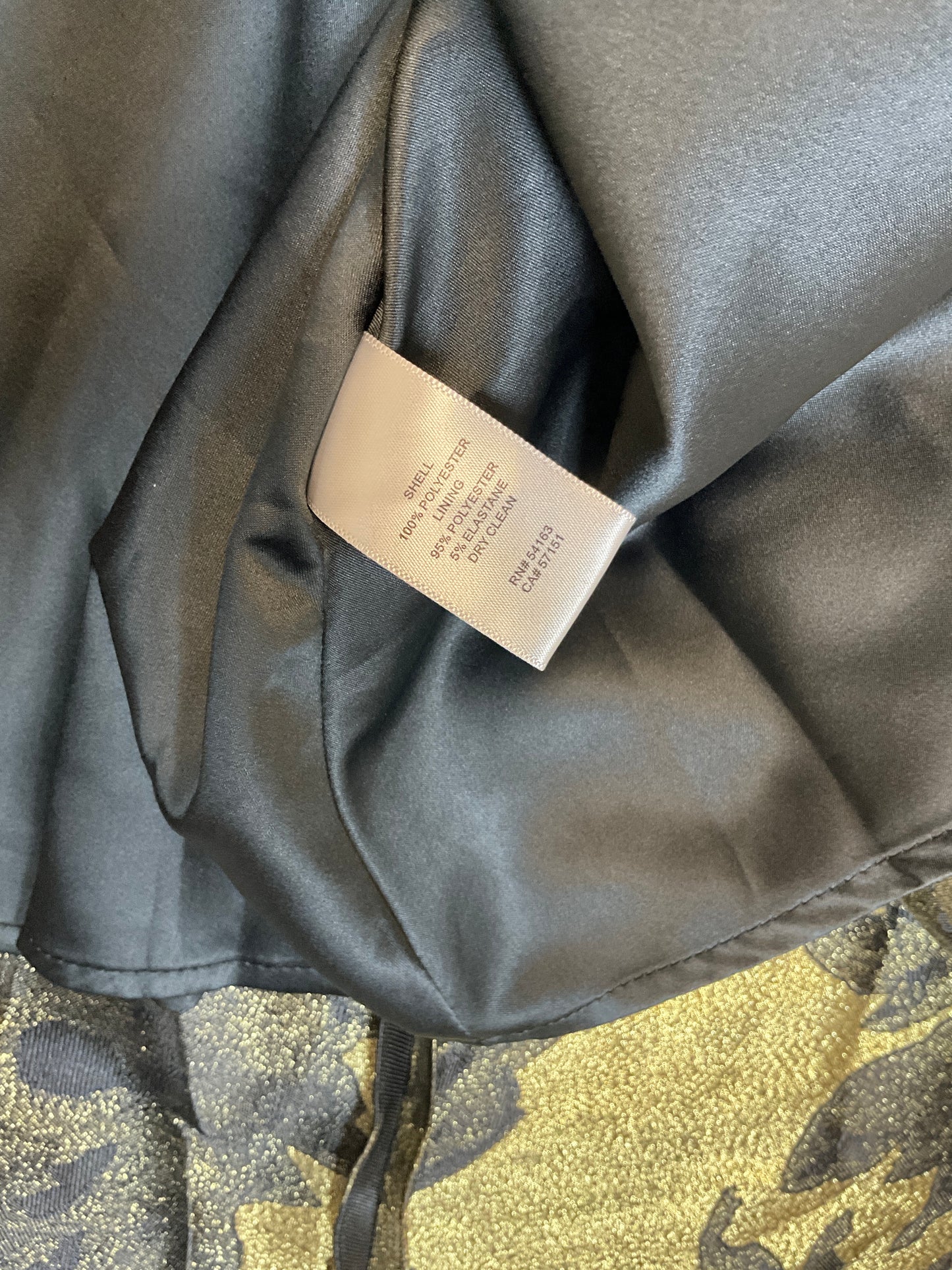 Eliza J Gold & Black Ball Gown Skirt