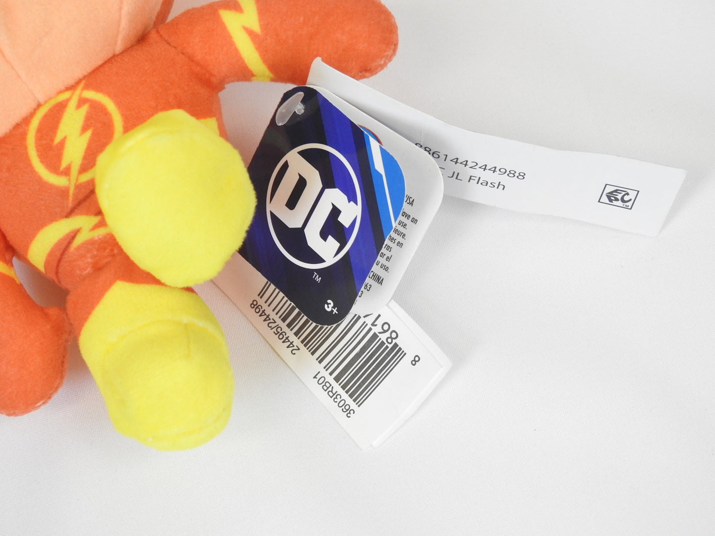 DC Justice League 7.25 inch Bean Buddy The Flash Plush Toy