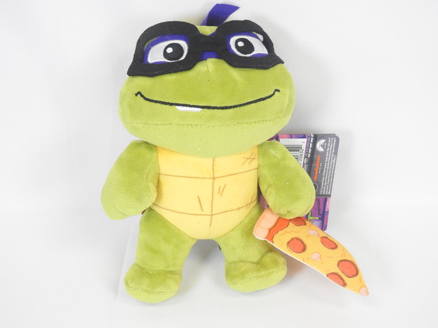 Teenage Mutant Ninja Turtles Mutant Mayhem Donatello Plush Toy with Pizza