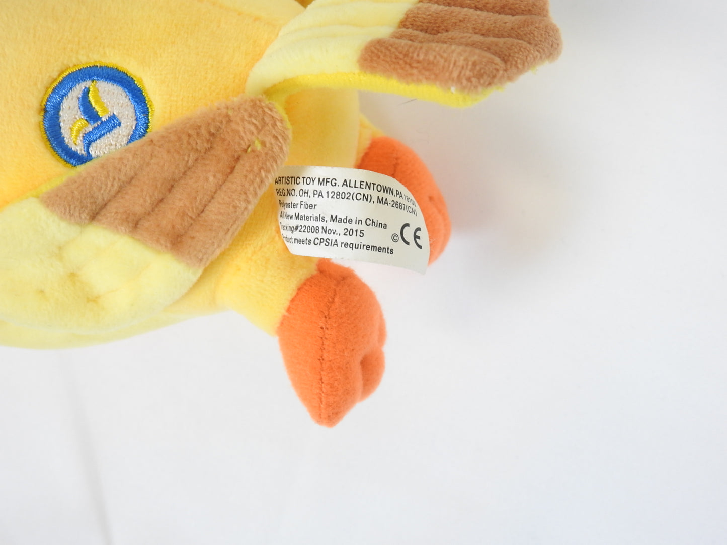 Carrington College Goldie the Bird Mascot Plush