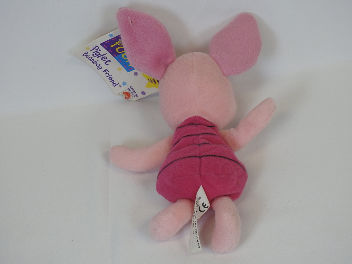 Mattel Disney 9" Tall Winnie The Pooh Piglet Bean Bag Plush Toy