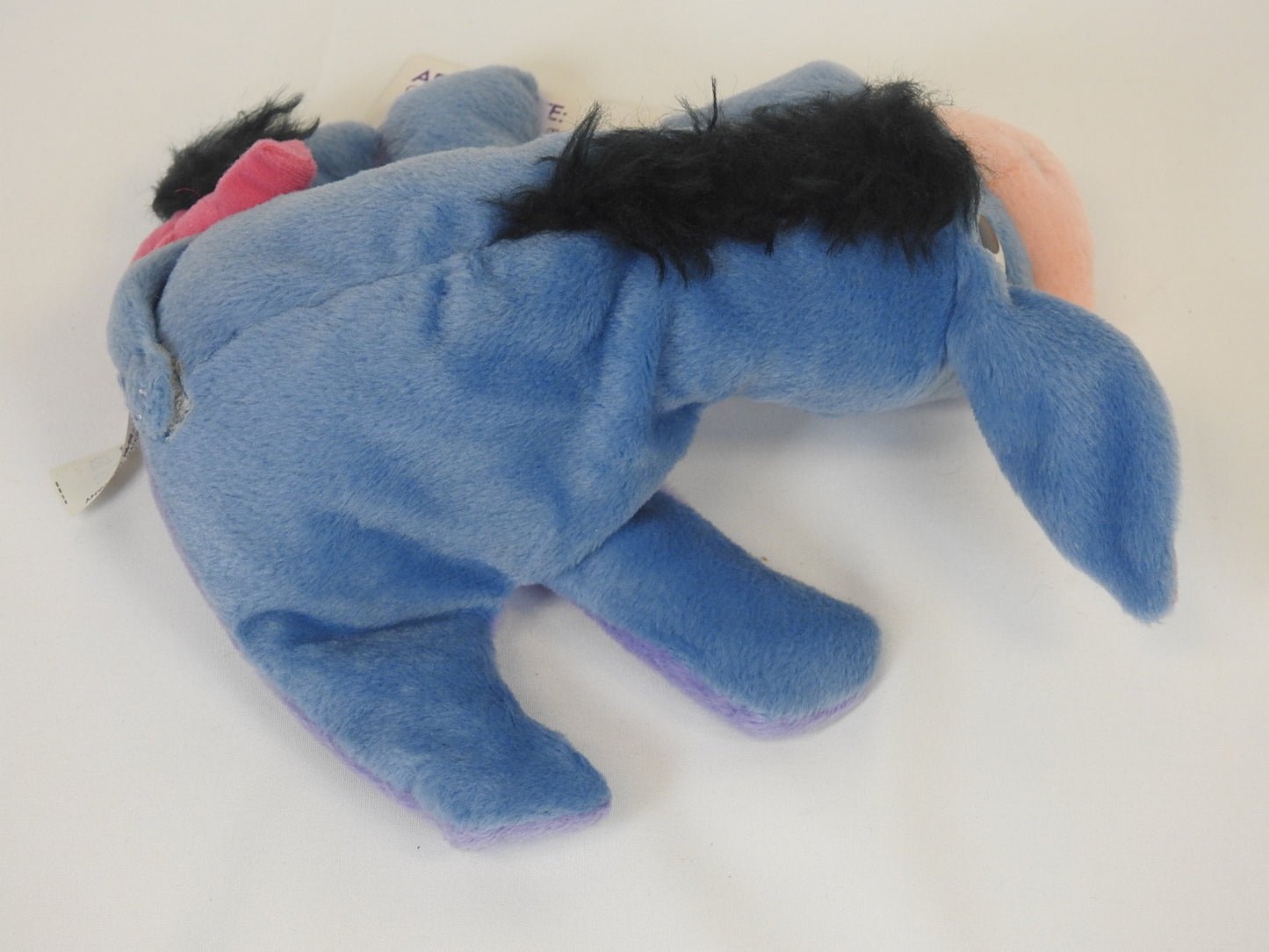 Vintage Eeyore Beanbag Friend Toy '90s Mattel Arcotoys7" with Detachable Tail