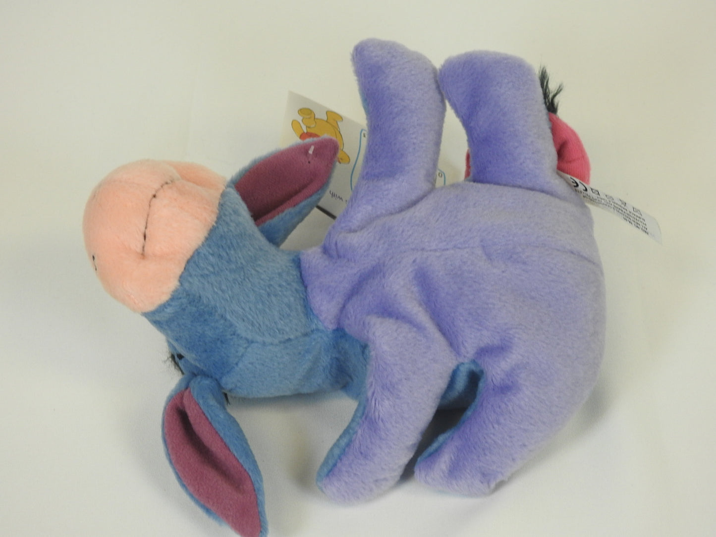 Vintage Eeyore Beanbag Friend Toy '90s Mattel Arcotoys7" with Detachable Tail