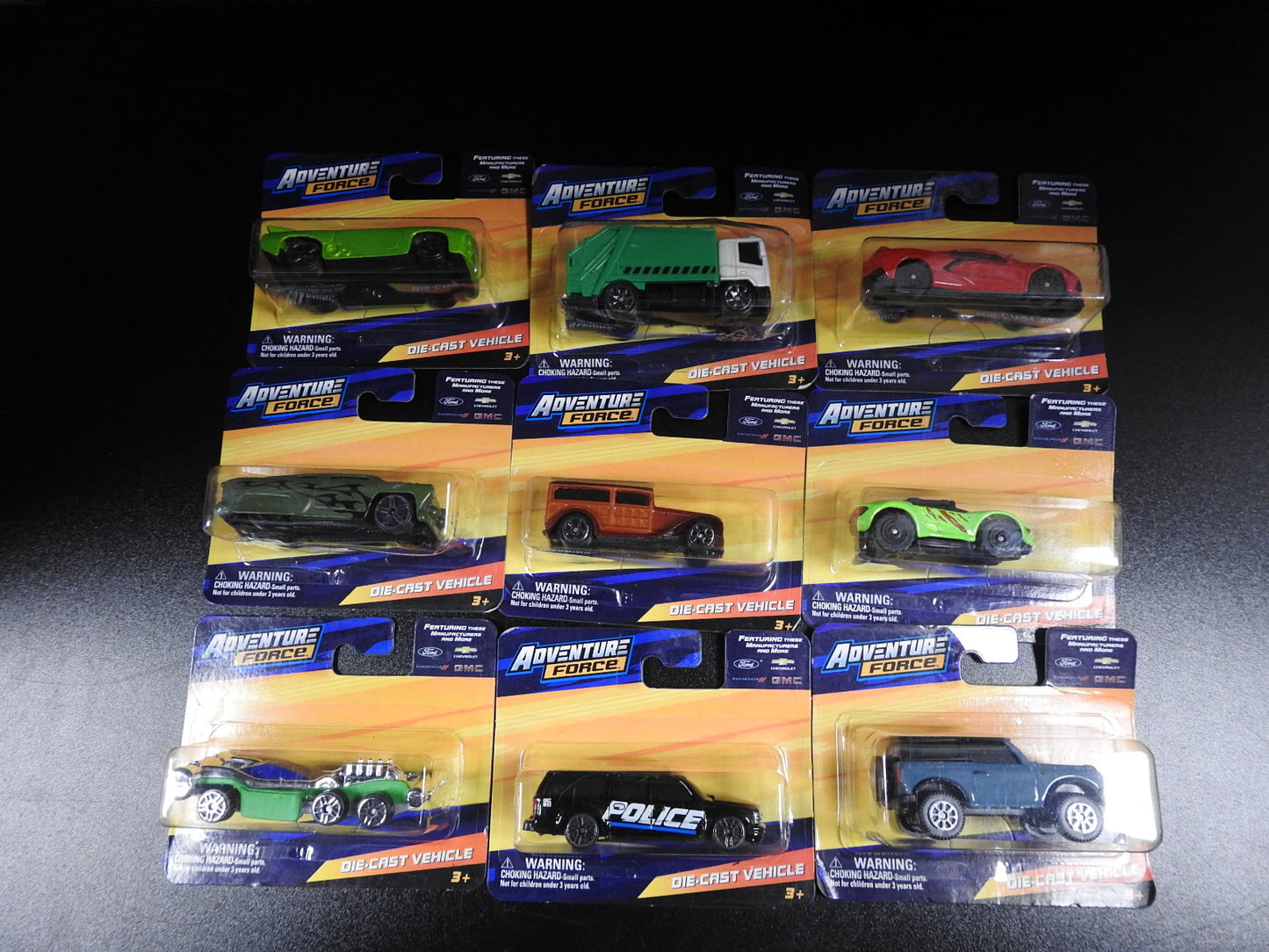 Adventure Force Multi-Mfr Die-Cast Series Toy Cars