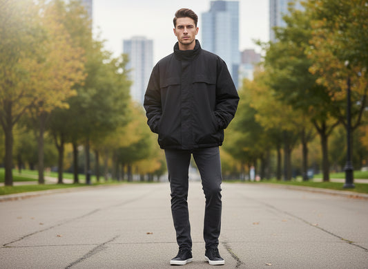 St. John's Bay Men's Black Winter Jacket