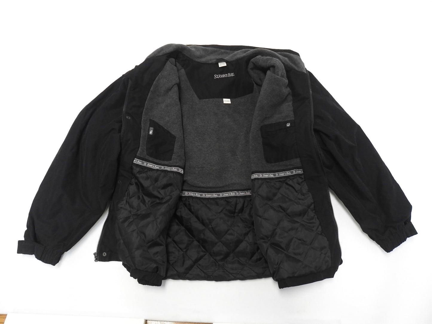 St. John's Bay Men's Black Winter Jacket