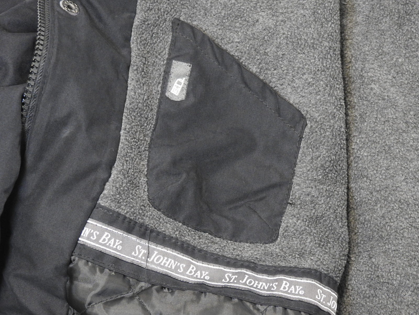 St. John's Bay Men's Black Winter Jacket