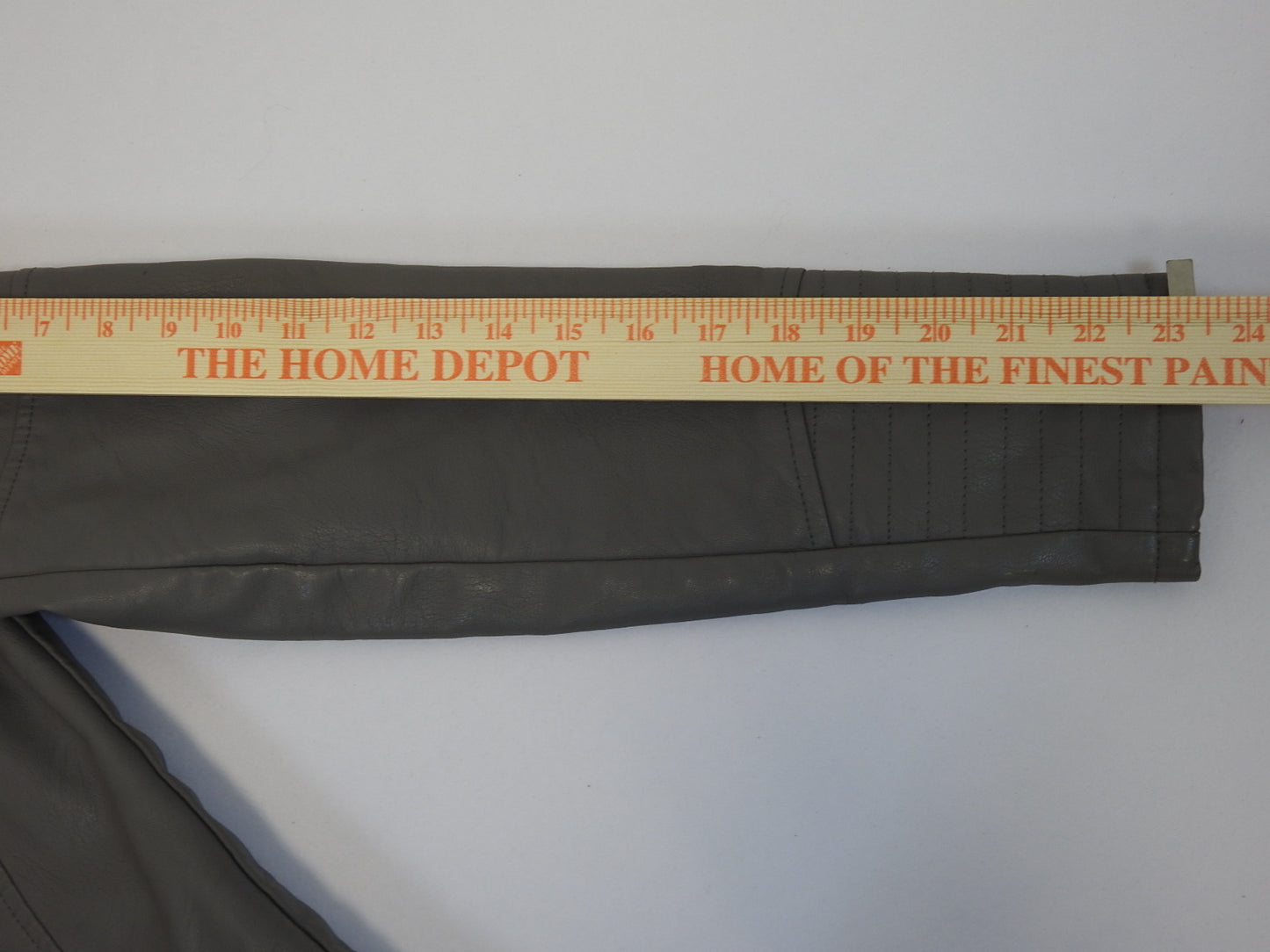 Baccini Women's Gray Faux Leather Biker Jacket