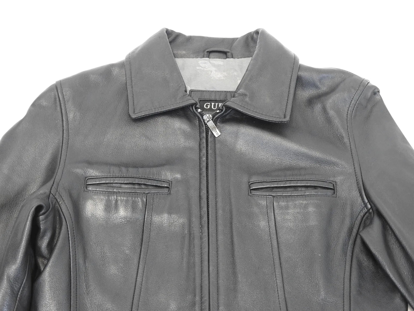 Guess Women's Black Leather  Jacket