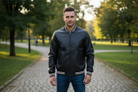 Refinery Republic Men's Faux Leather Jacket