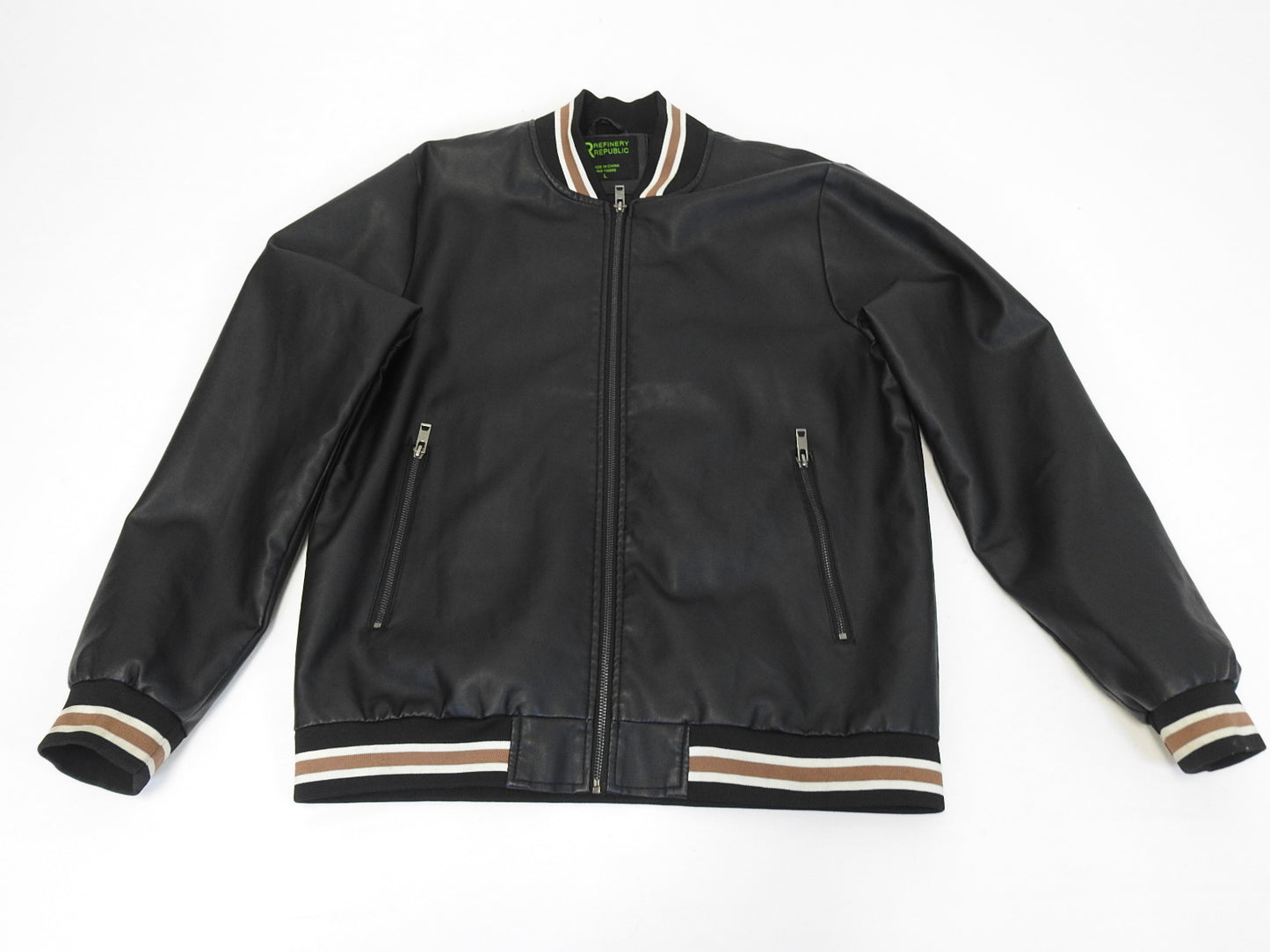 Refinery Republic Men's Faux Leather Jacket