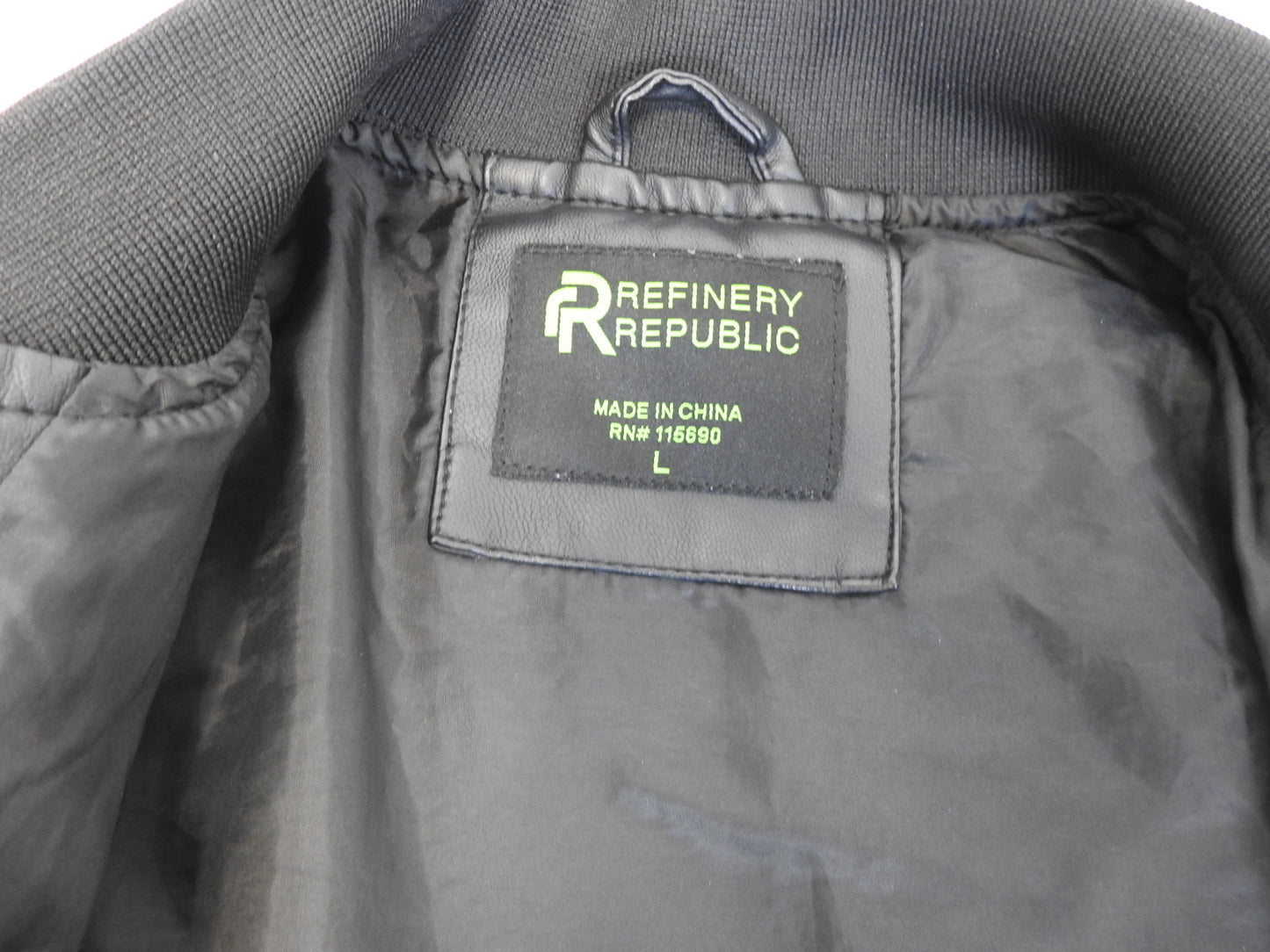 Refinery Republic Men's Faux Leather Jacket