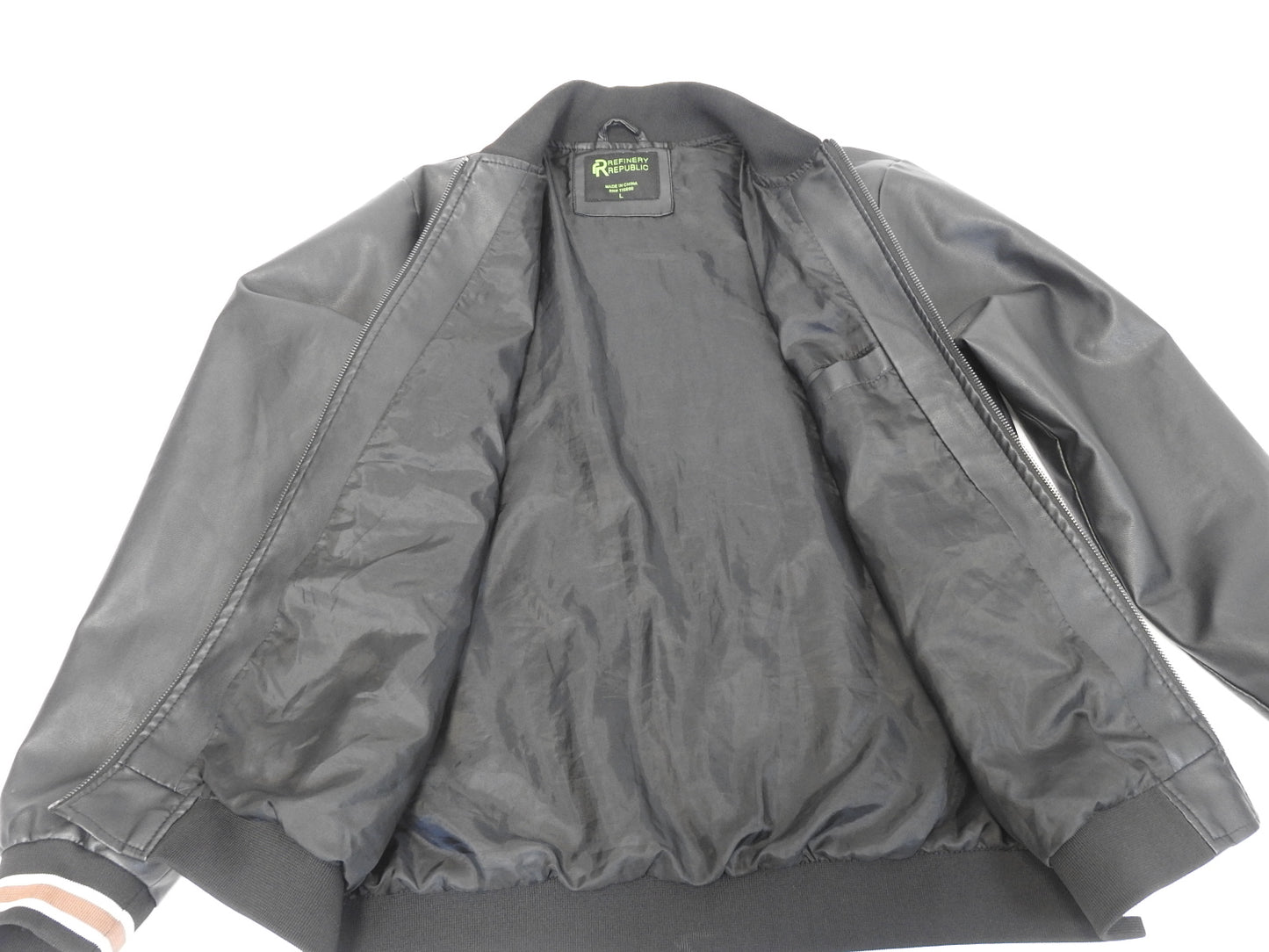 Refinery Republic Men's Faux Leather Jacket