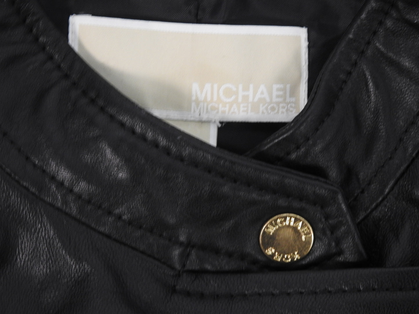 MICHAEL Michael Kors Black Core of Kors Leather Jacket