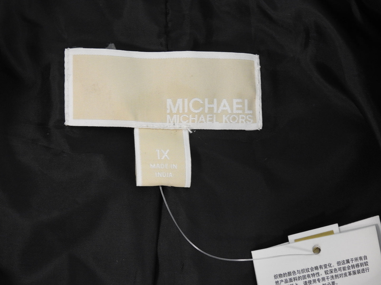 MICHAEL Michael Kors Black Core of Kors Leather Jacket