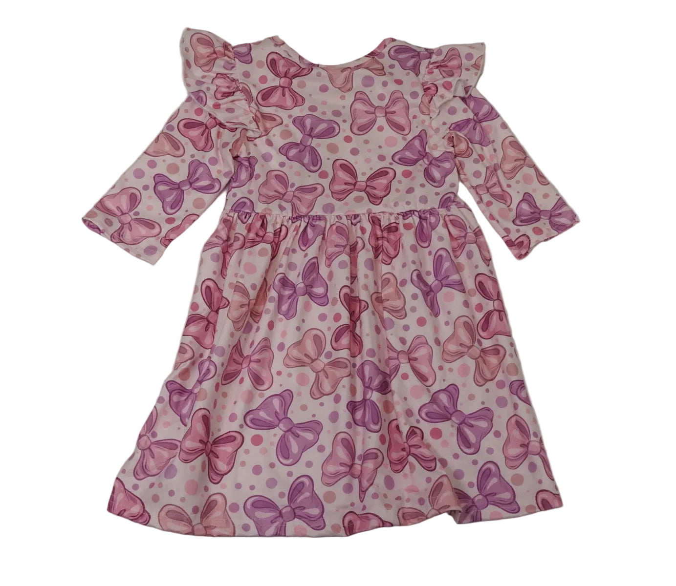 Pete + Lucy Girls Pink Bowtastic Dress Size 4T
