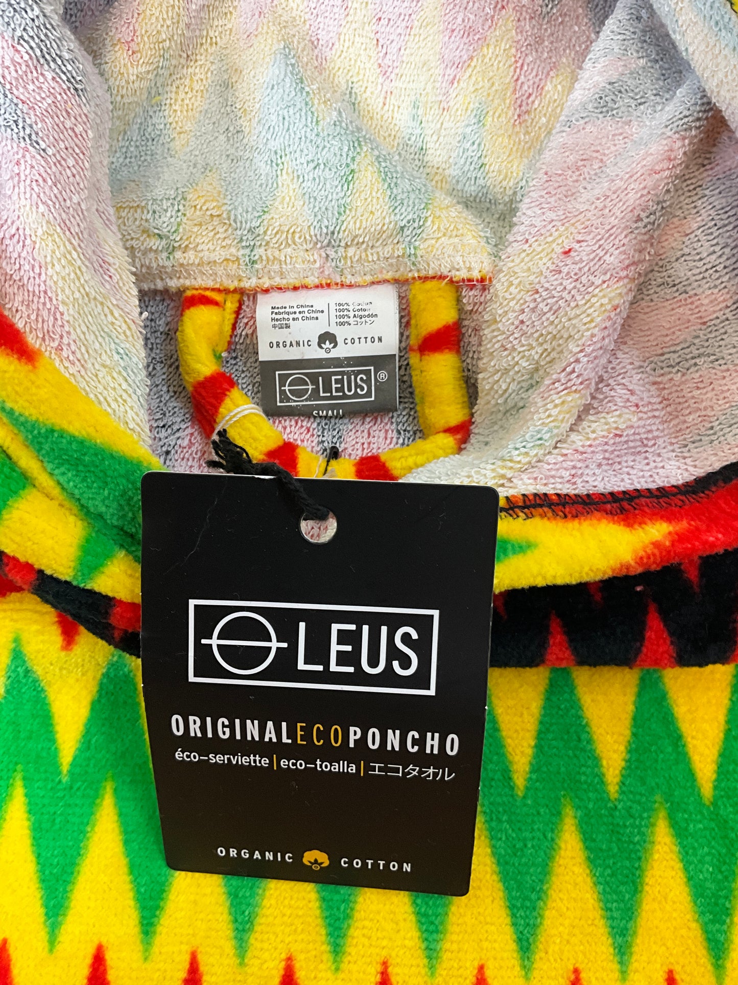 Leus Original Ziggy Beach Towel Hoodie Poncho Size Small