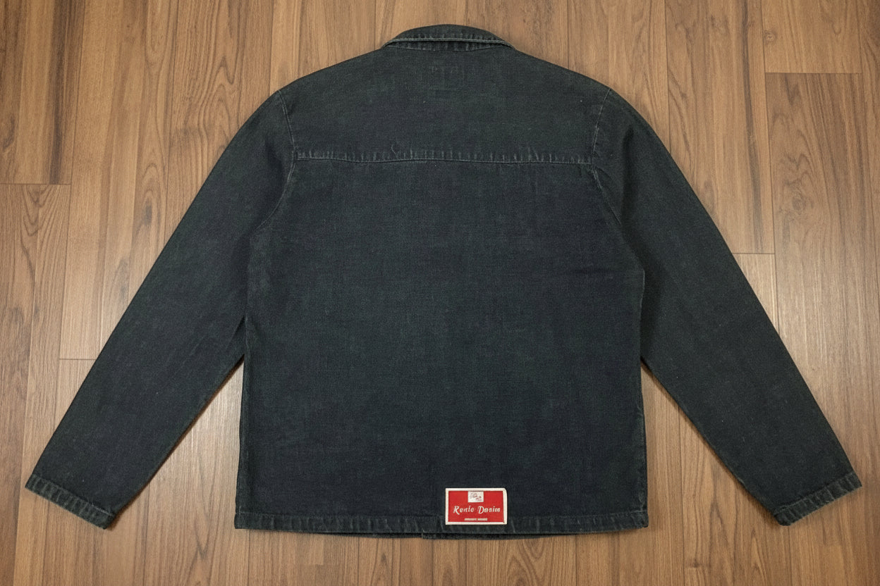 Rustic Denim Women's Blue Denim Button Down Jacket