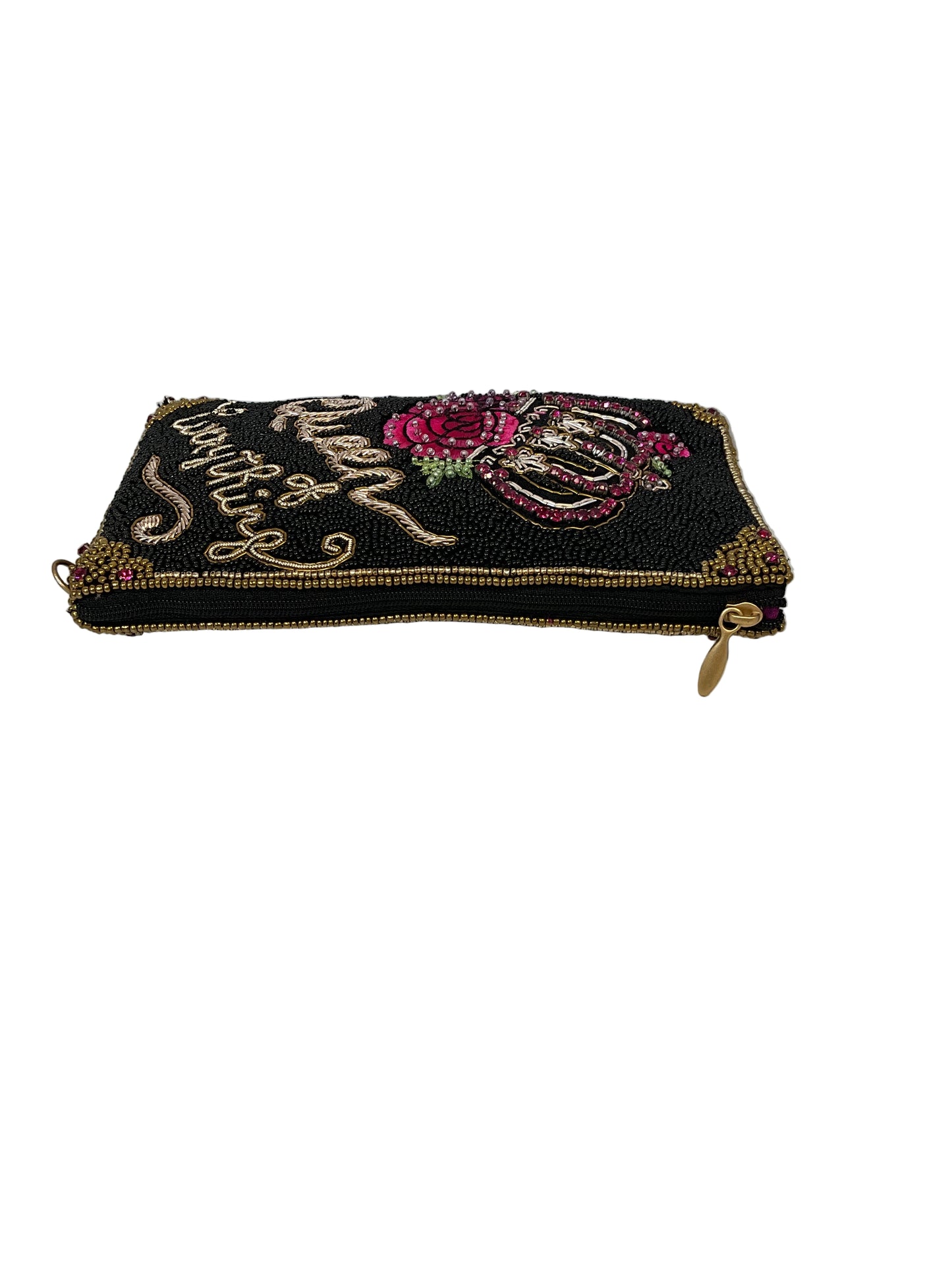 Mary Frances Queen of Everything Beaded Clutch