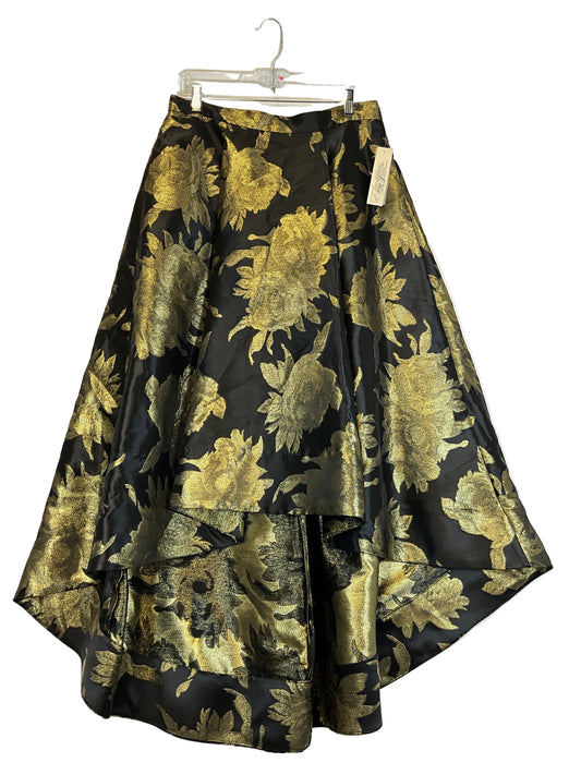 Eliza J Gold & Black Ball Gown Skirt