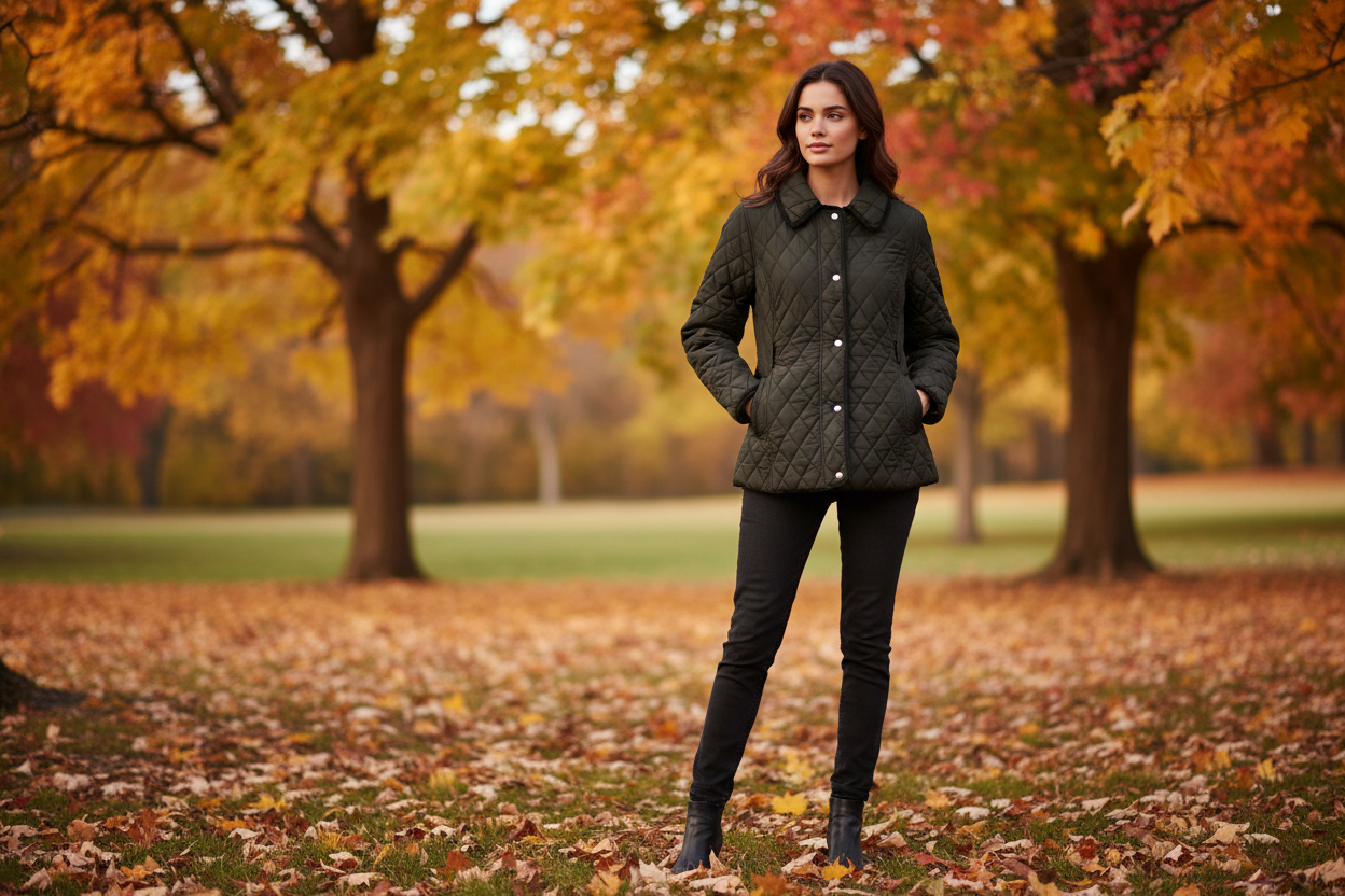 Faded Glory Women's Black Puffer Jacket