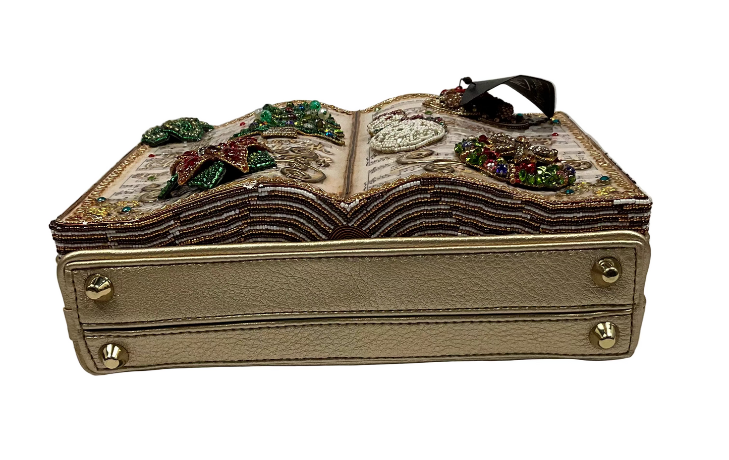 Mary Frances Christmas Carols Beaded Hand Bag