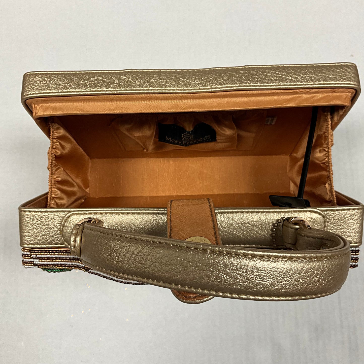 Mary Frances Christmas Carols Beaded Hand Bag