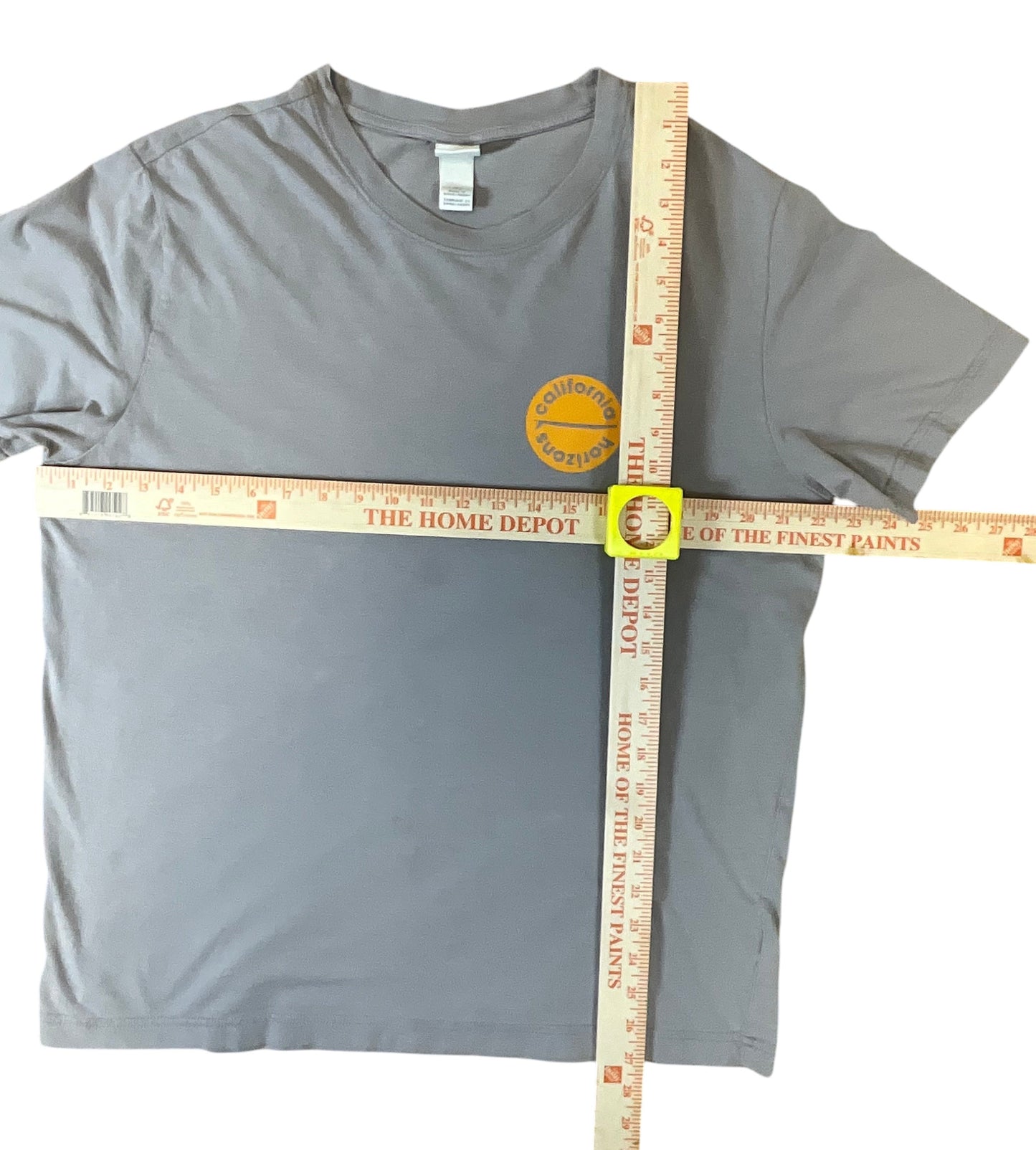 H&M California Horizons Print  Gray T-Shirt Sz L