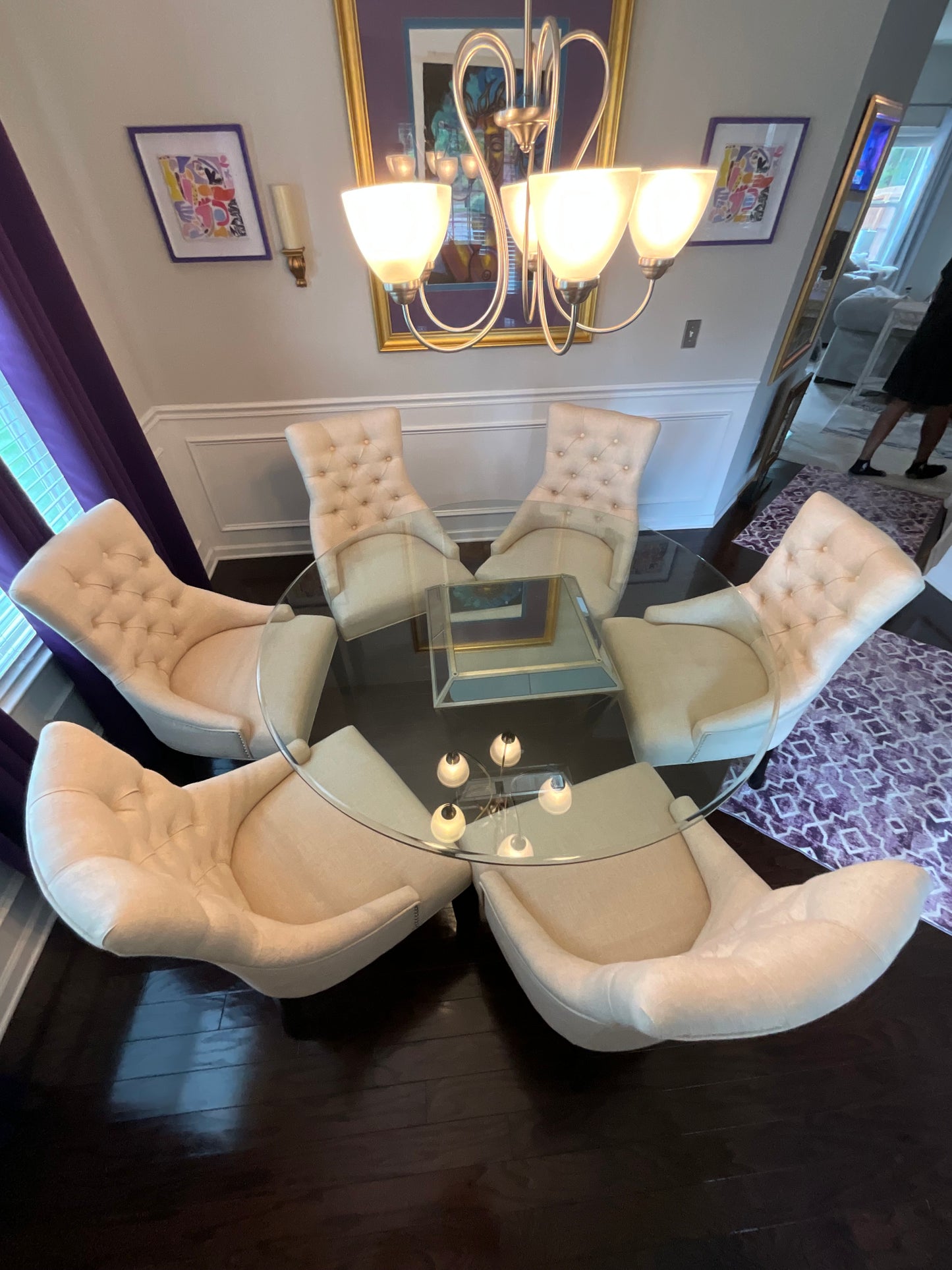 Bassett Mirror Company 7-Piece Contemporary Dining Set