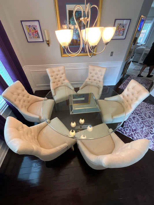Bassett Mirror Company 7-Piece Contemporary Dining Set