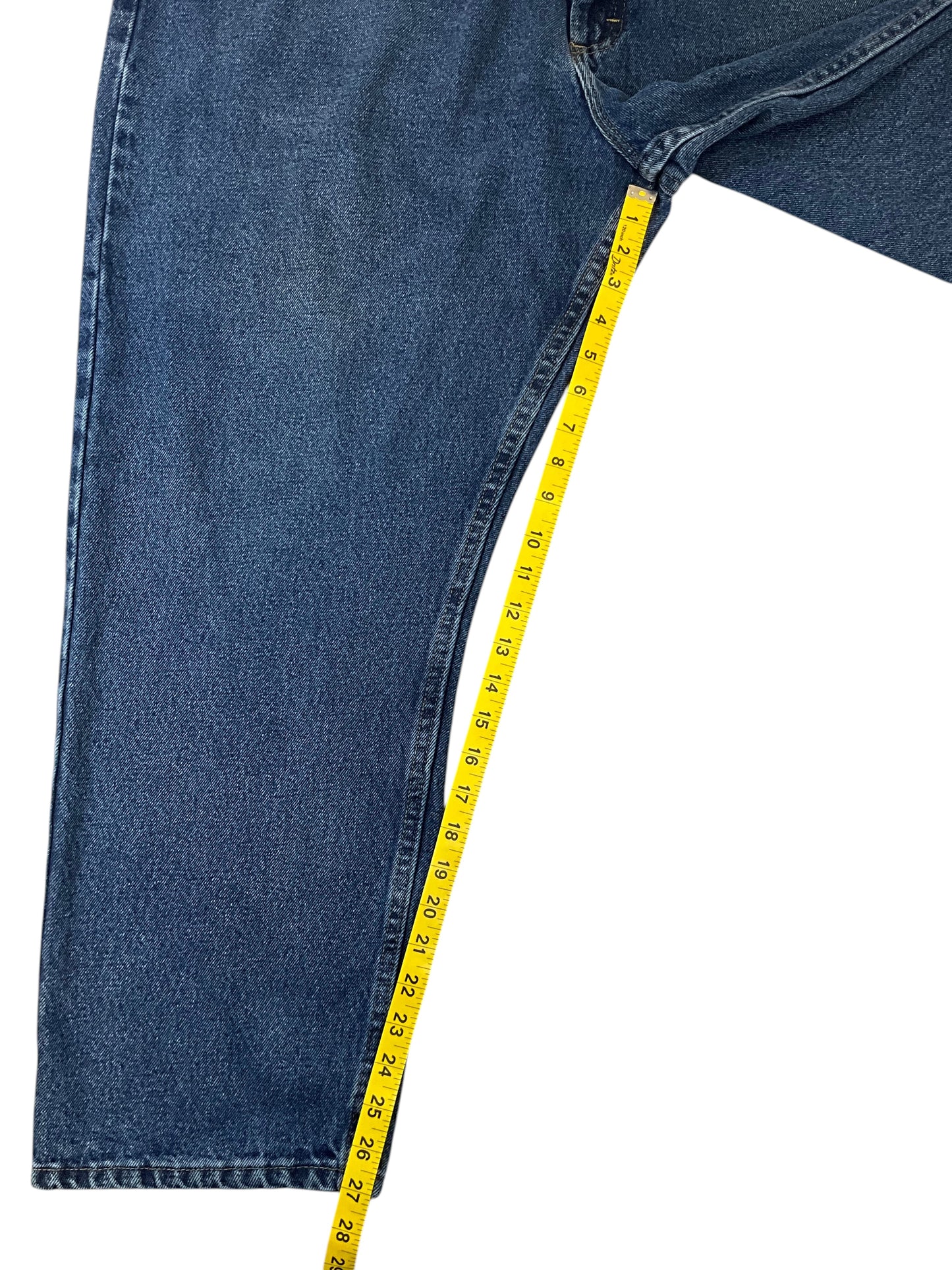 Wrangler Men's Relaxed Fit Jeans 42x29 Medium Wash Denim