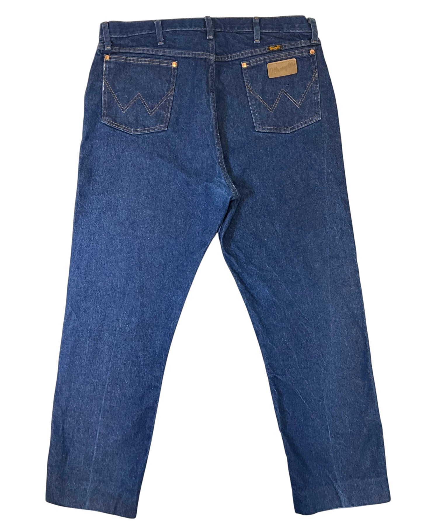 Wrangler 13MWZ Men's Cowboy Cut Jeans Size 40 Dark Wash Denim