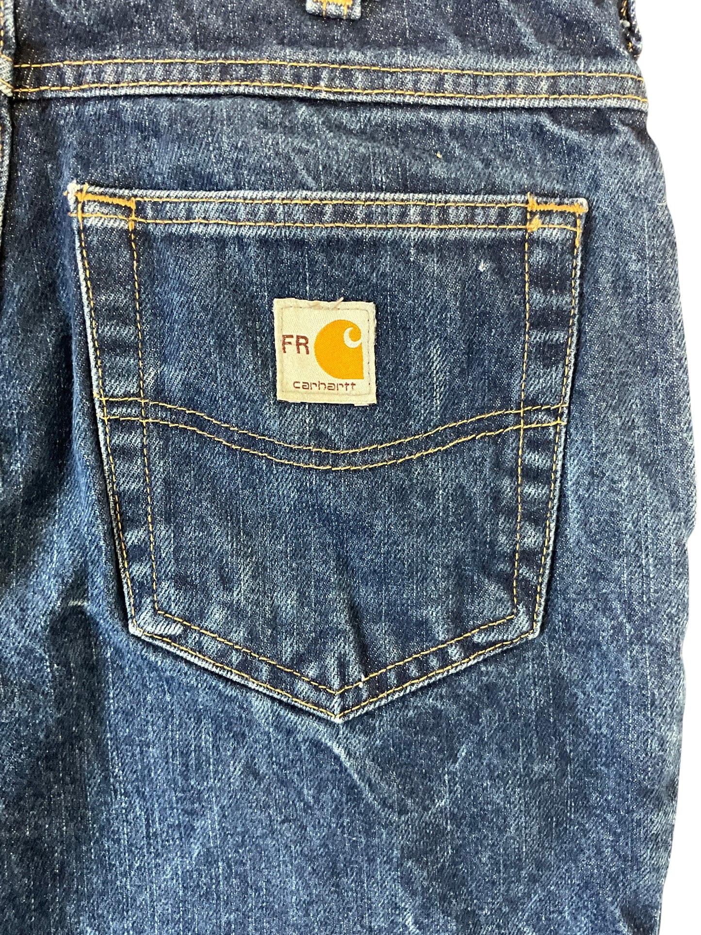 Carhartt FR Men’s Jeans 30x32 Blue Denim Flame Resistant 280-83 Work Pants