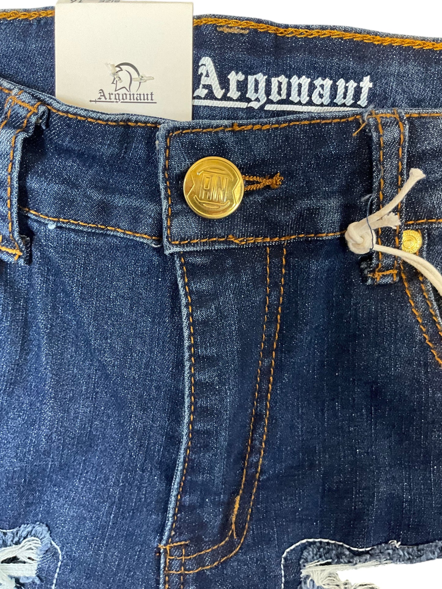Argonaut Women's Distressed Skinny Stretch Jeans Size 16 Dark Wash NWT