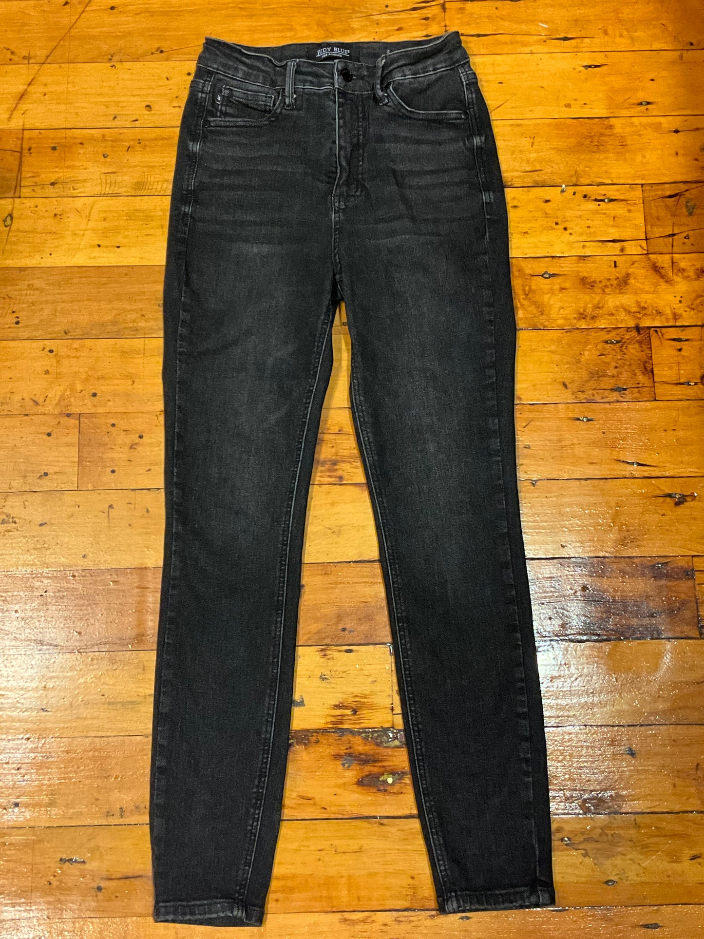 Judy Blue Women’s Black High Rise Skinny Jeans Size 3/26 Stretch Denim