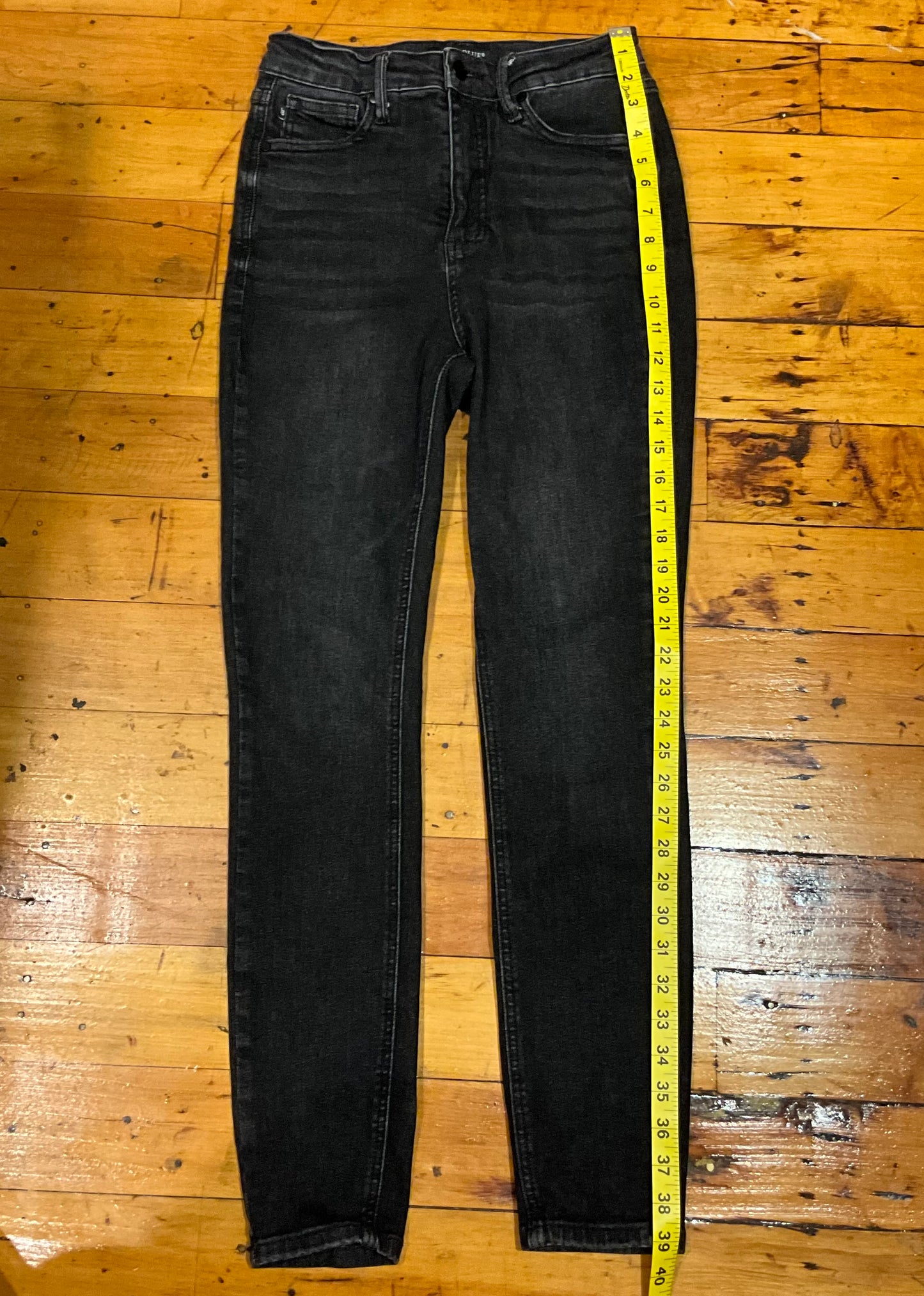 Judy Blue Women’s Black High Rise Skinny Jeans Size 3/26 Stretch Denim